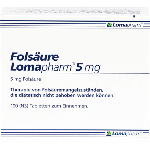 Folsäure Lomapharm® 5 mg, 100 St TAB