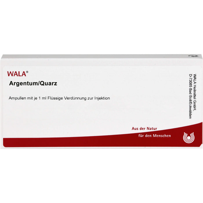 Argentum/Quarz Wala Ampullen, 10 pc Ampoules