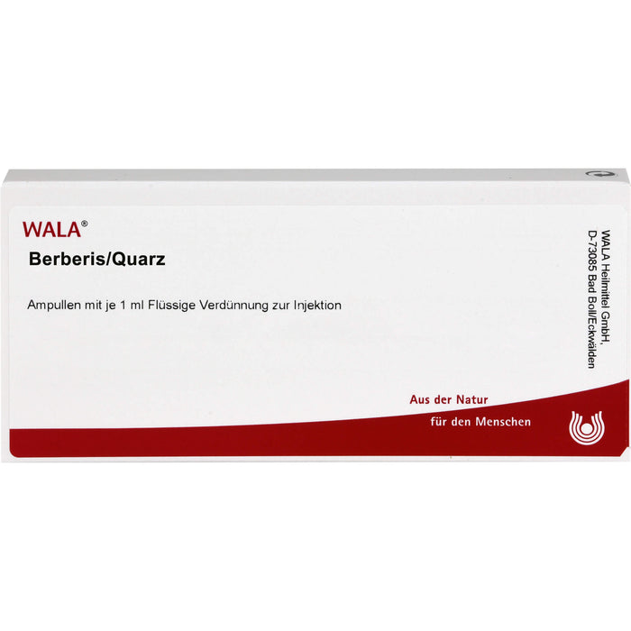 Berberis/Quarz Wala Ampullen, 10 pc Ampoules