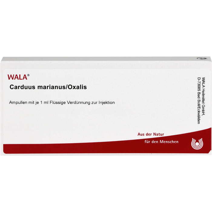 WALA Carduus marianus / Oxalis flüssige Verdünnung, 10 pc Ampoules