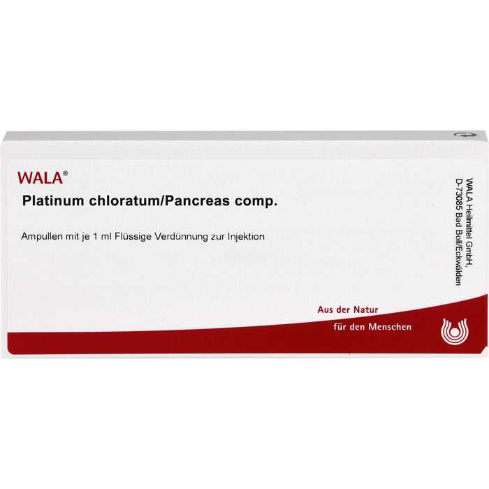 Platinum chloratum/Pancreas comp. Wala Ampullen, 10 pc Ampoules