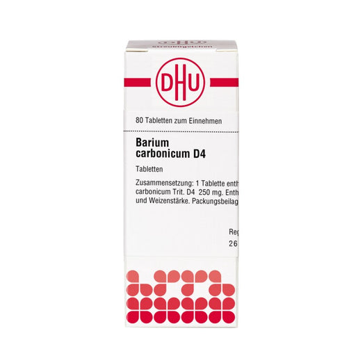 Barium carbonicum D4 DHU Tabletten, 80 St. Tabletten
