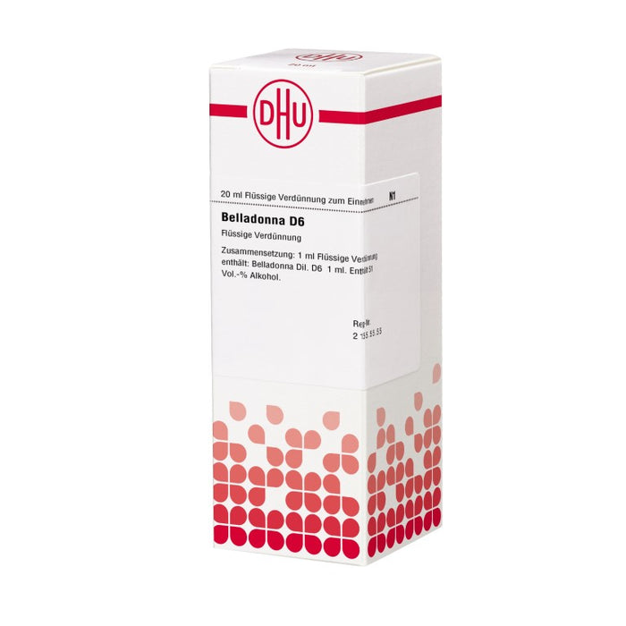 Belladonna D6 DHU Dilution, 20 ml Solution
