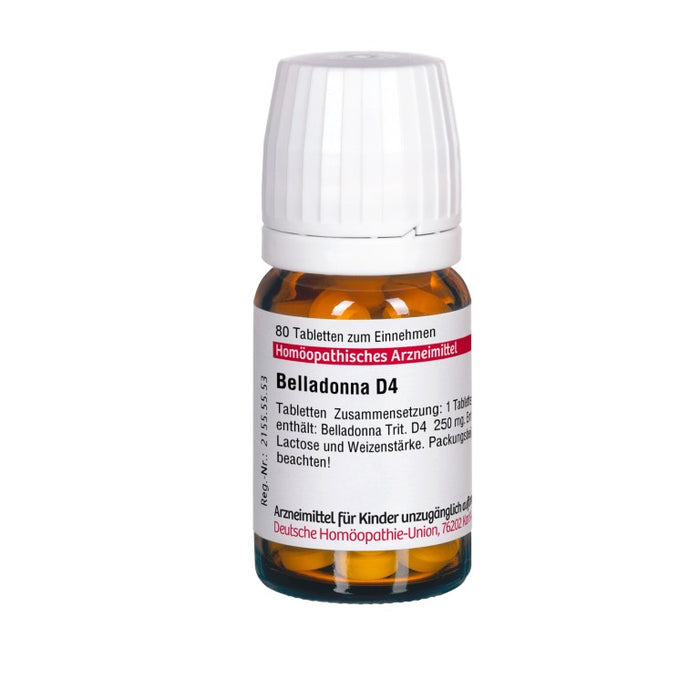 Belladonna D4 DHU Tabletten, 80 pcs. Tablets
