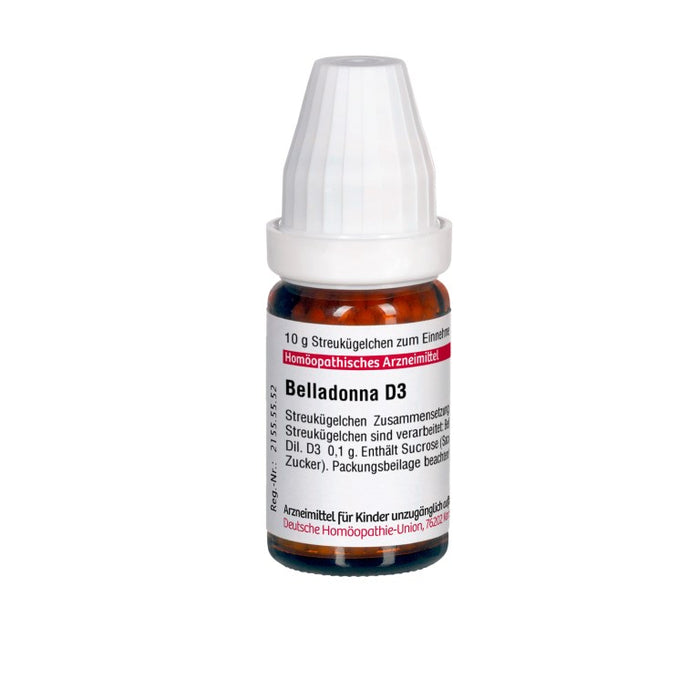 Belladonna D3 DHU Globuli, 10 g Globules