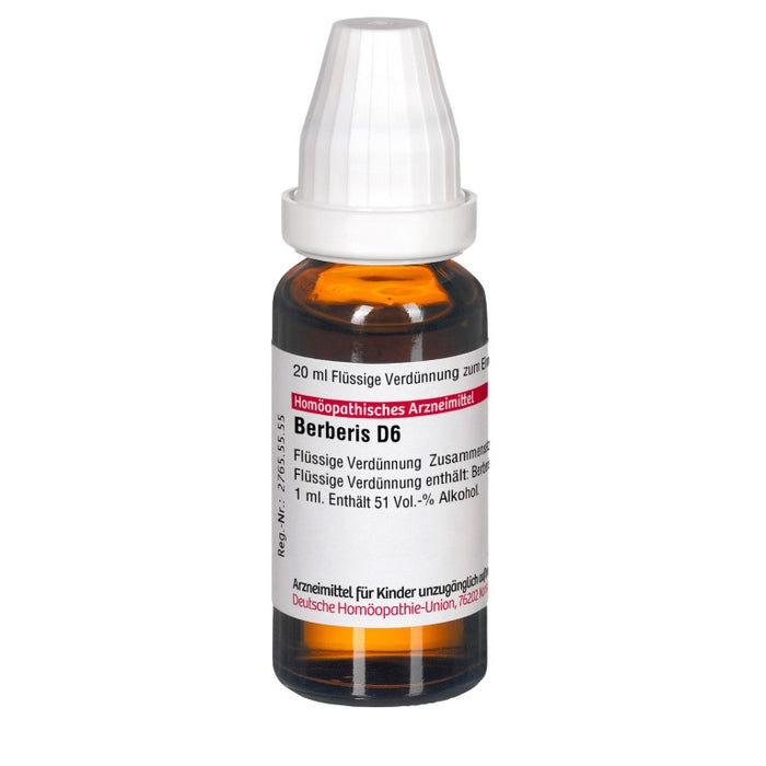 Berberis D6 DHU Dilution, 20 ml Solution