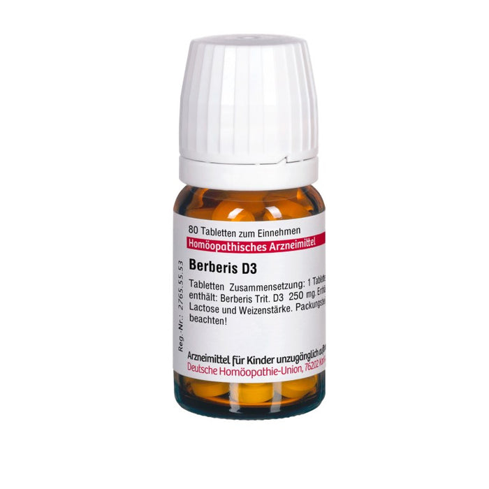 Berberis D3 DHU Tabletten, 80 pcs. Tablets