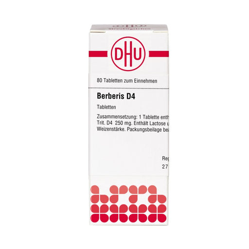 Berberis D4 DHU Tabletten, 80 St. Tabletten