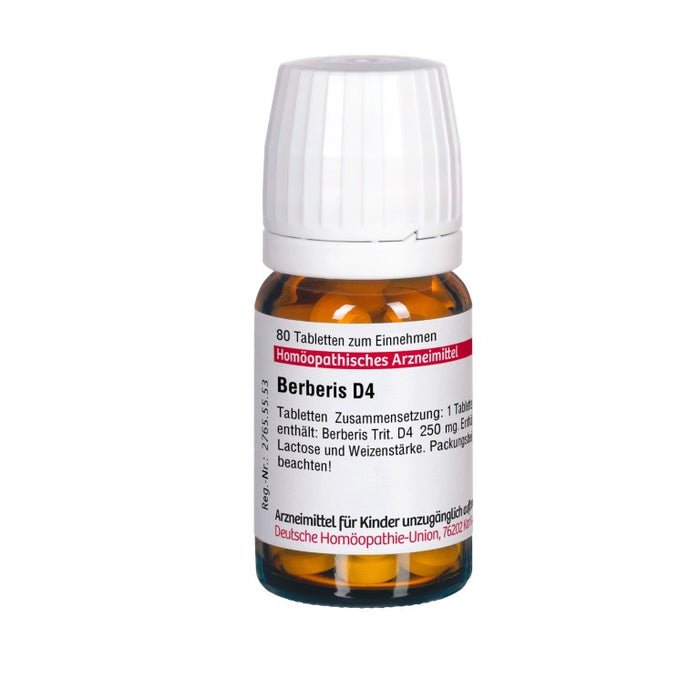 Berberis D4 DHU Tabletten, 80 pc Tablettes