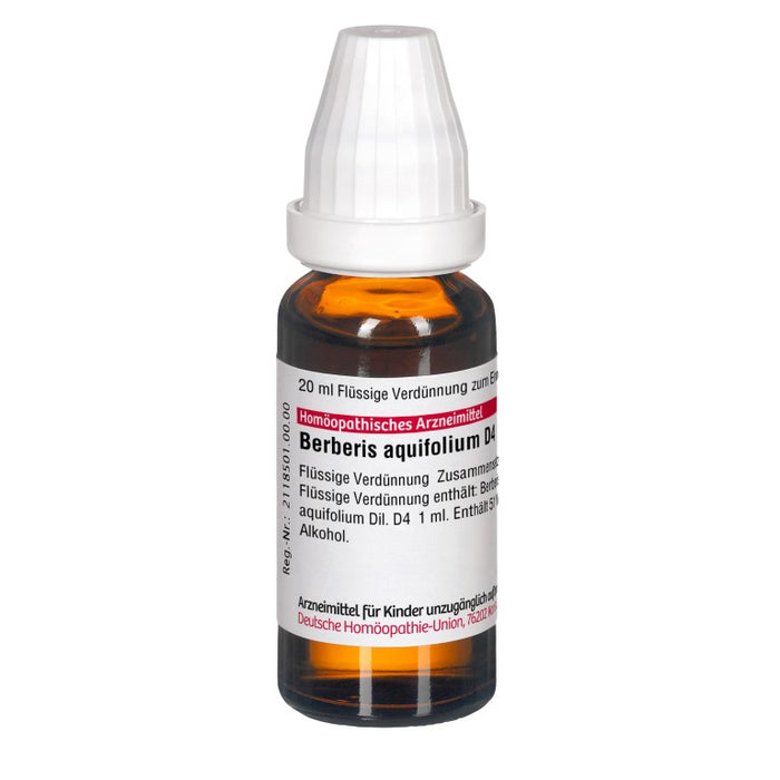Berberis aquifolium D4 DHU Dilution, 20 ml Lösung