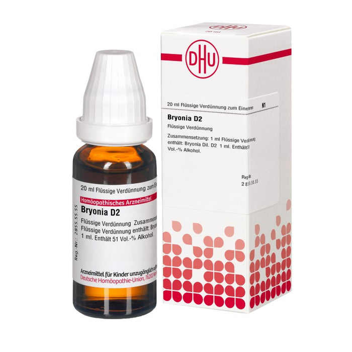 DHU Bryonia D2 Dilution, 20 ml Solution