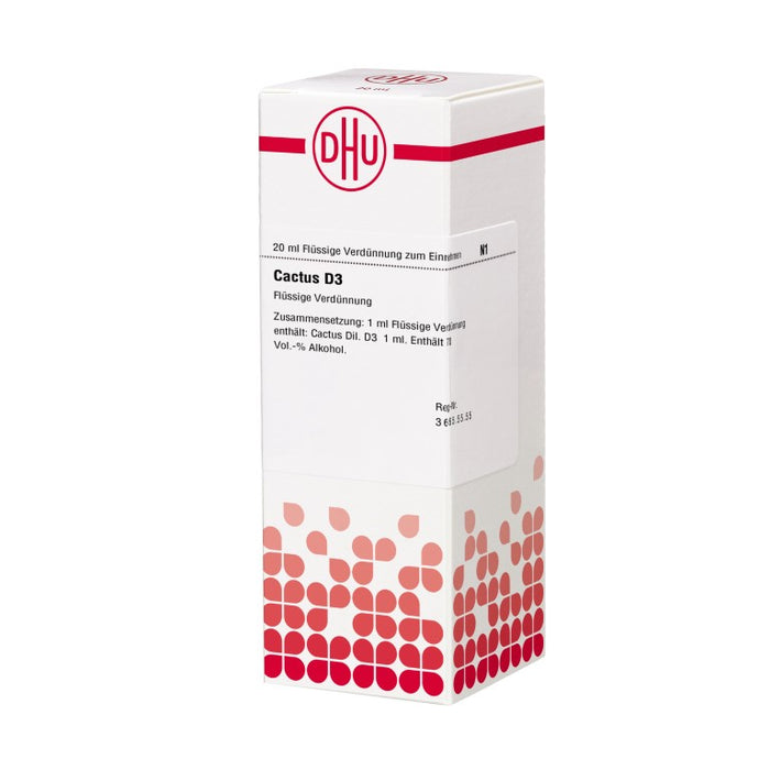 DHU Cactus D3 Dilution, 20 ml Solution
