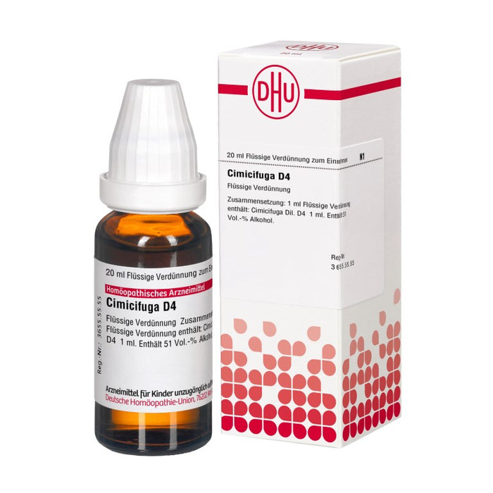 DHU Cimicifuga D4 Dilution, 20 ml Solution
