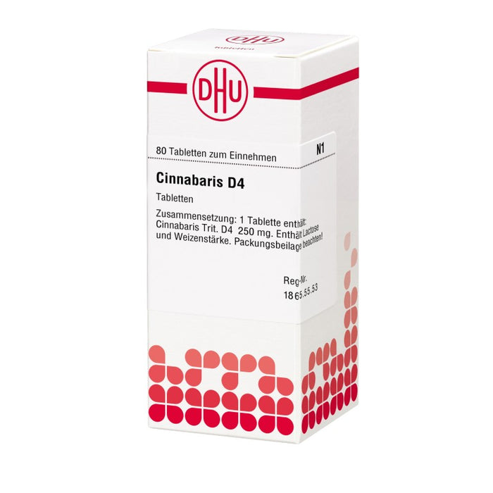 Cinnabaris D4 DHU Tabletten, 80 pcs. Tablets