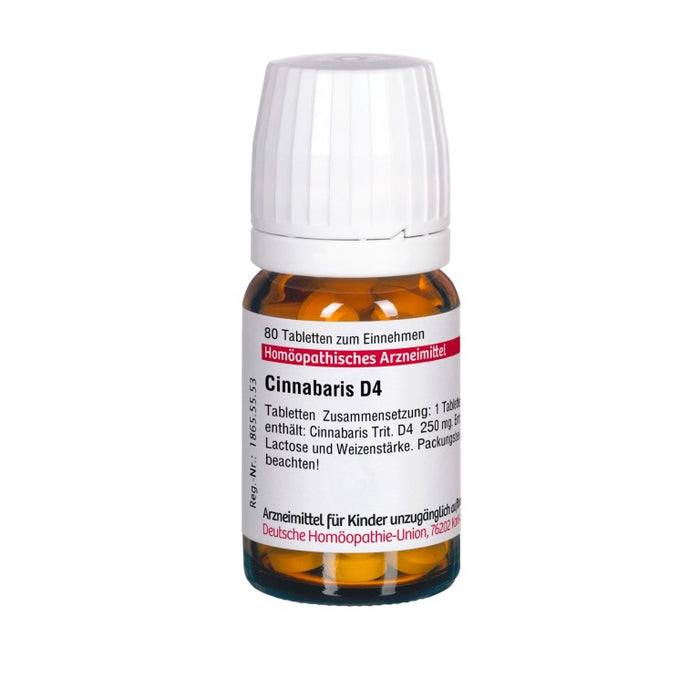 Cinnabaris D4 DHU Tabletten, 80 pcs. Tablets