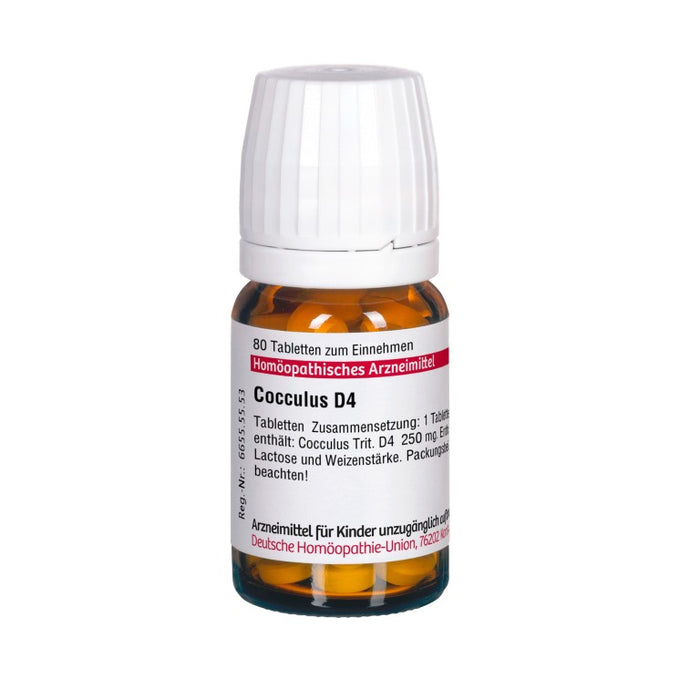 Cocculus D4 DHU Tabletten, 80 pcs. Tablets