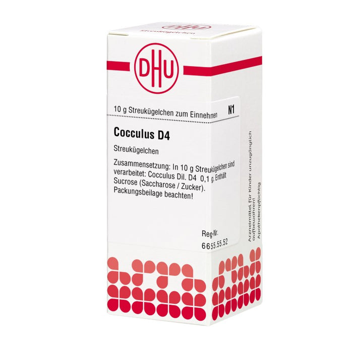 Cocculus D4 DHU Globuli, 10 g Globules
