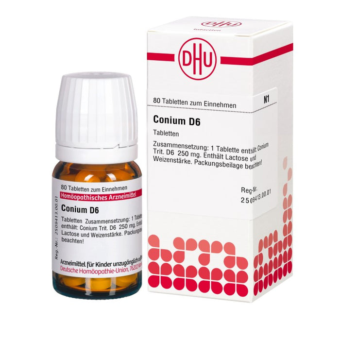 Conium D6 DHU Tabletten, 80 pcs. Tablets