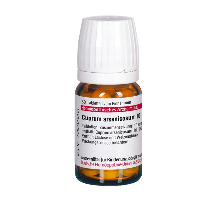 Cuprum arsenicosum D6 DHU Tabletten, 80 pcs. Tablets
