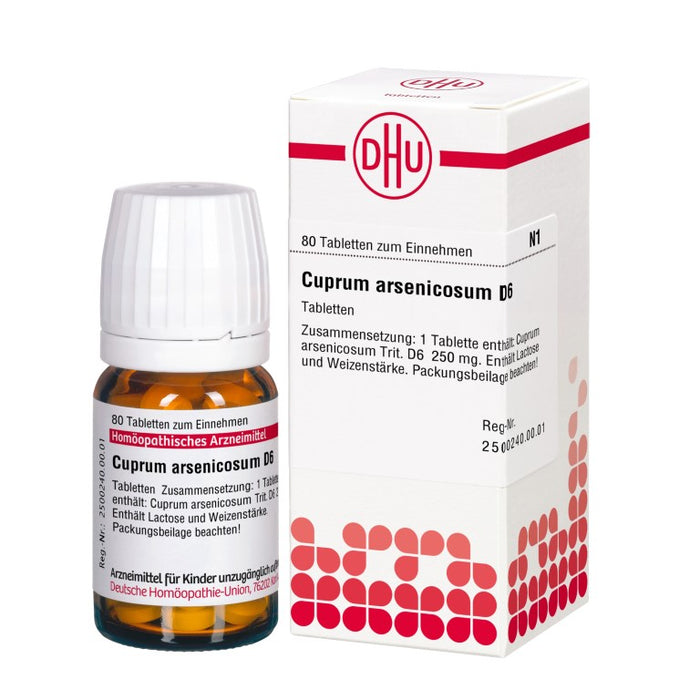 Cuprum arsenicosum D6 DHU Tabletten, 80 pcs. Tablets