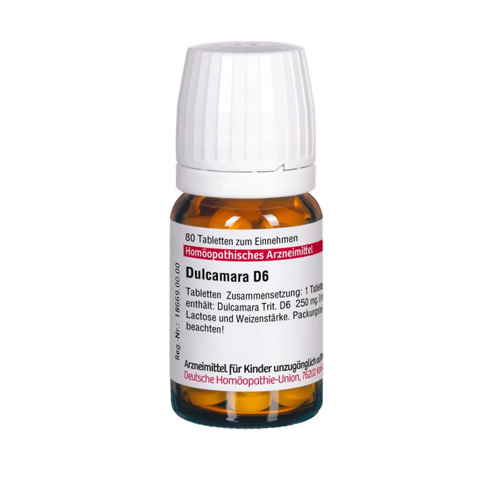 Dulcamara D6 DHU Tabletten, 80 pcs. Tablets