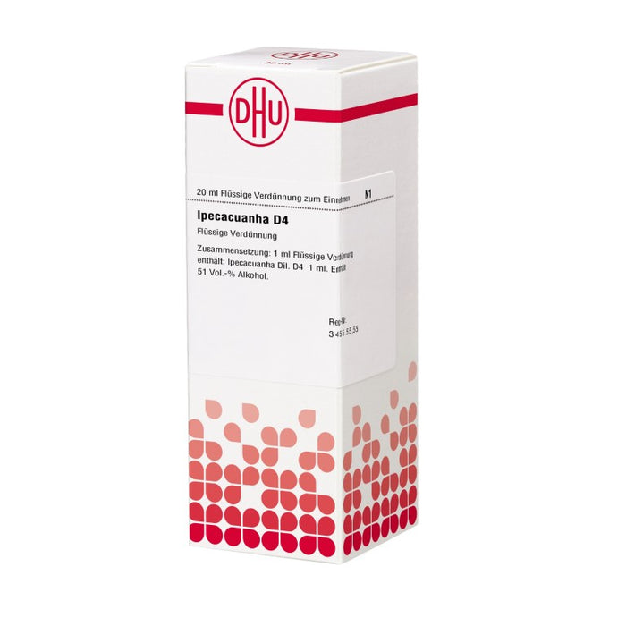 DHU Ipecacuanha D4 Dilution, 20 ml Solution