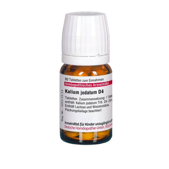 DHU Kalium jodatum D4 Tabletten, 80 pc Tablettes