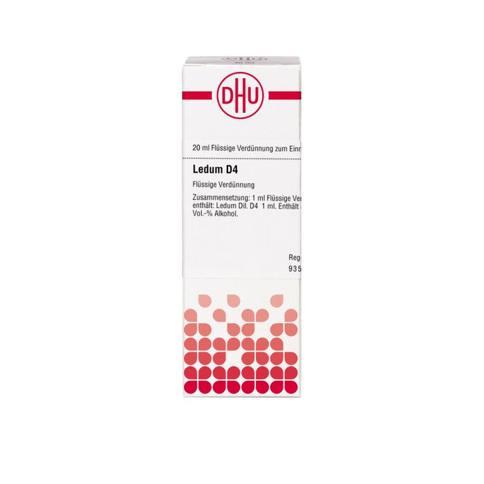 Ledum D4 DHU Dilution, 20 ml Lösung