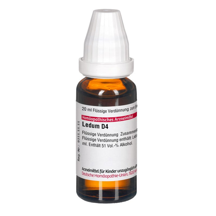 Ledum D4 DHU Dilution, 20 ml Solution