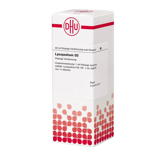DHU Lycopodium D2 Dilution, 20 ml Solution