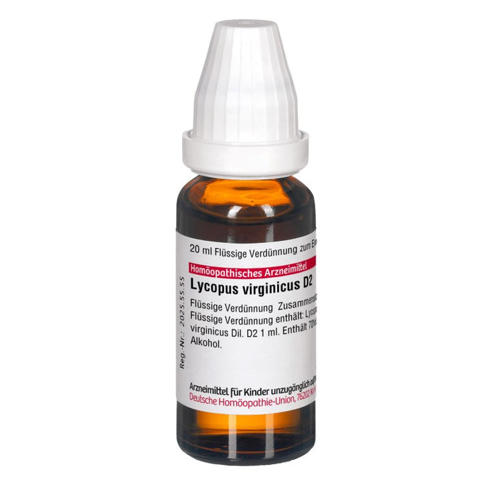DHU Lycopus virginicus D2 Dilution, 20 ml Solution