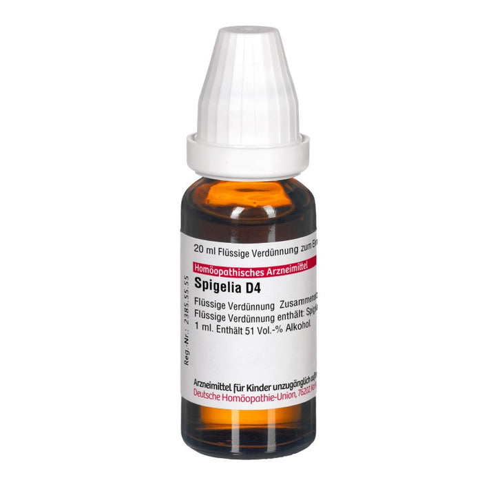 Spigelia D4 DHU Dilution, 20 ml Solution