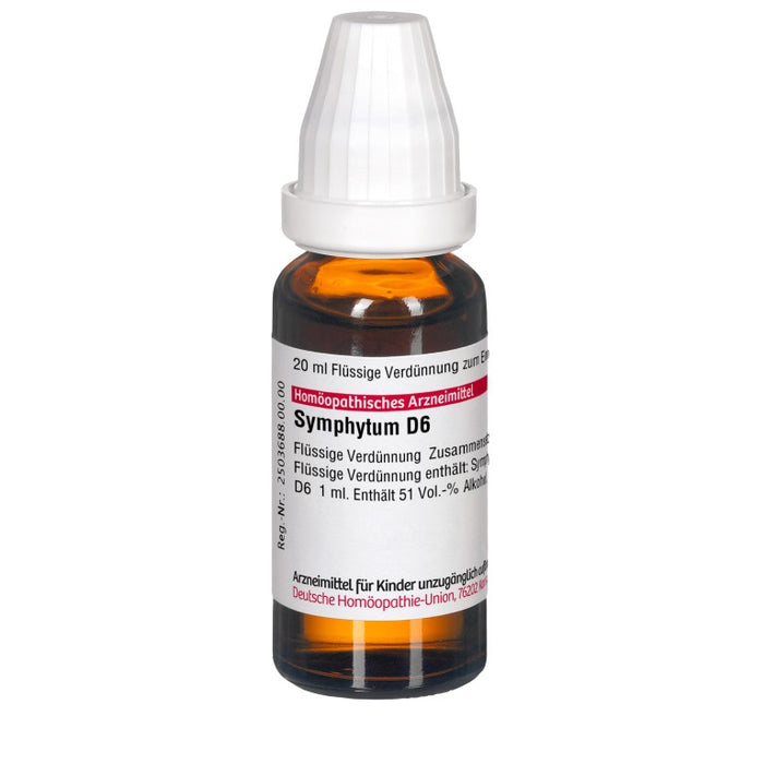 Symphytum D6 DHU Dilution, 20 ml Solution