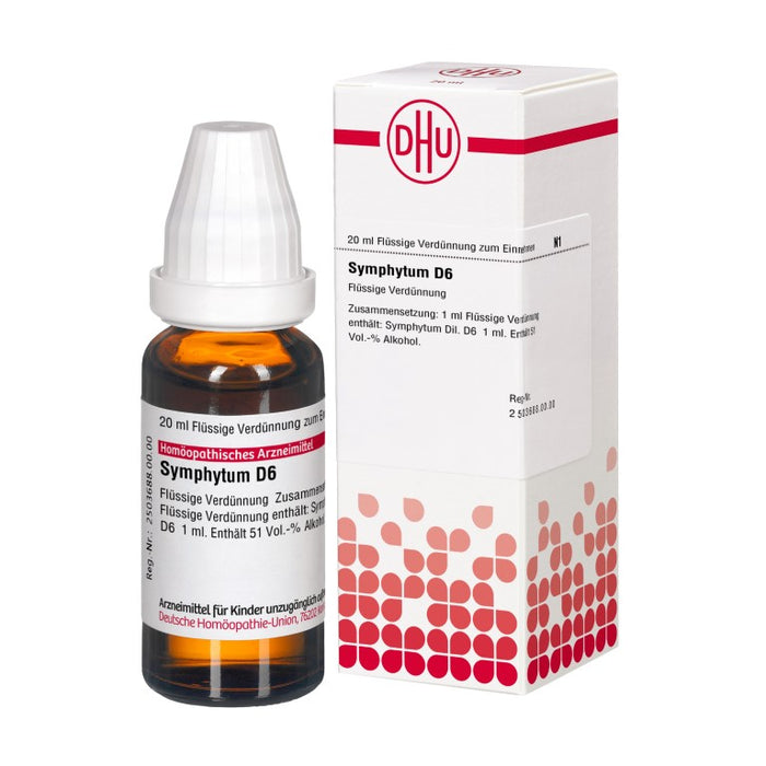 Symphytum D6 DHU Dilution, 20 ml Solution