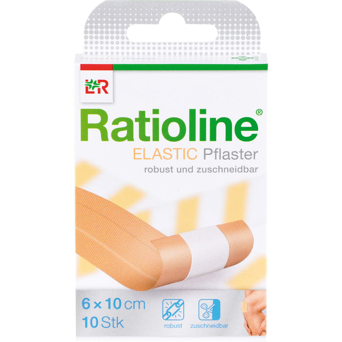 Ratioline elastic Pflaster 6 cm x 10 cm, 1 St. Wundauflagen