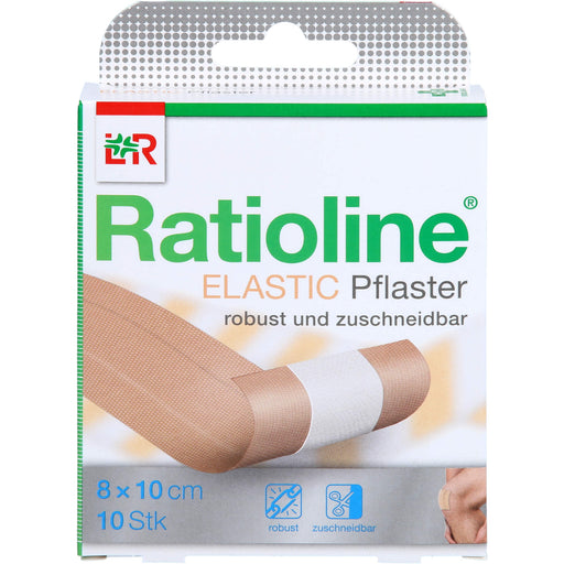 Ratioline elastic Pflaster robust und zuschneidbar 8 x 10 cm, 1 St. Wundauflagen