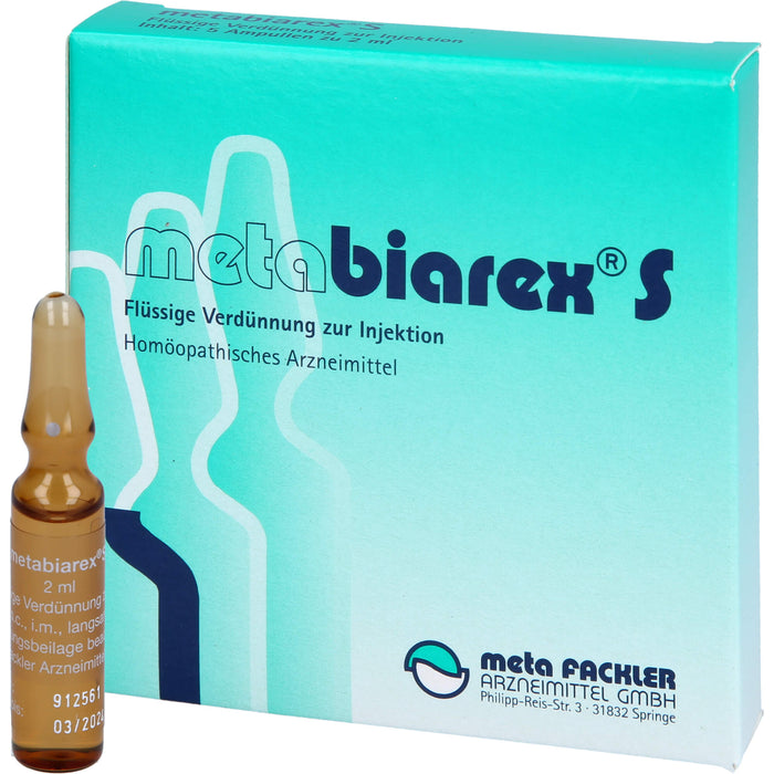 metabiarex S Ampullen, 5 pcs. Ampoules