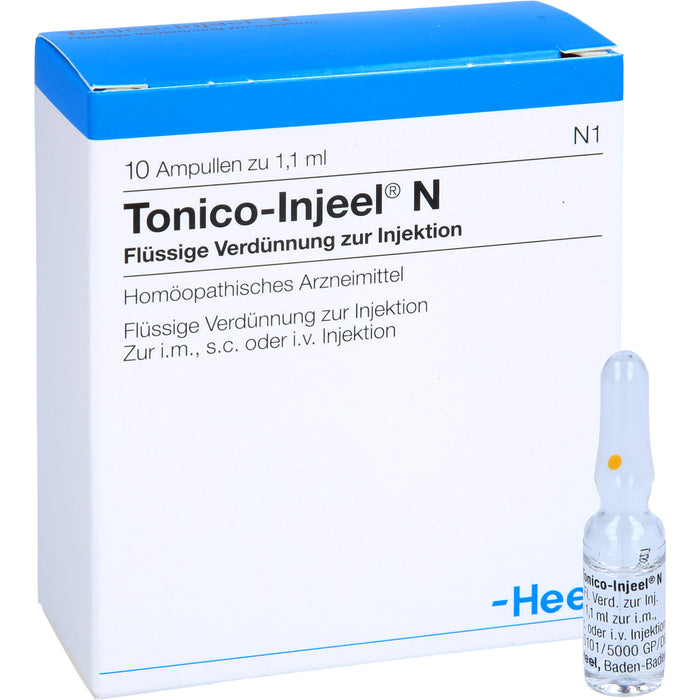 Tonico-Injeel N Inj.-Lsg., 10 pcs. Ampoules