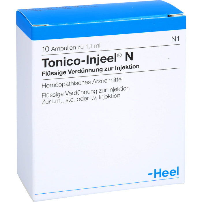 Tonico-Injeel N Inj.-Lsg., 10 pcs. Ampoules