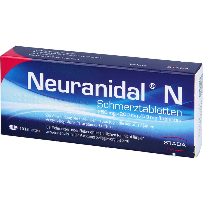 Neuranidal N Schmerztabletten, 10 pcs. Tablets