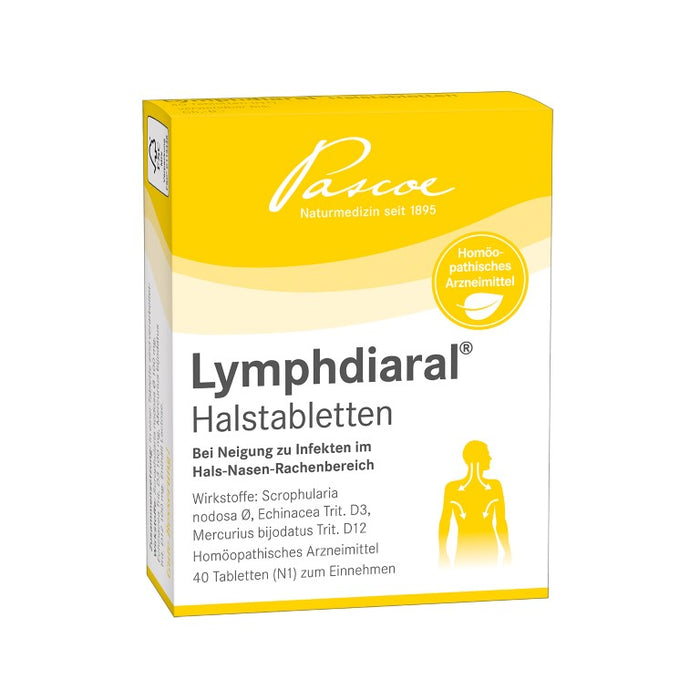 Lymphdiaral  Halstabletten, 40 St. Tabletten