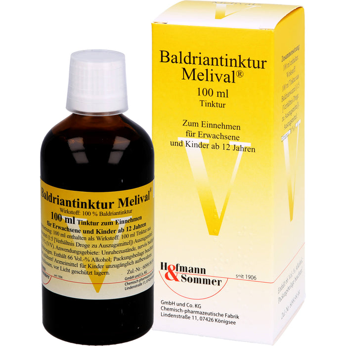 Baldriantinktur Melival, 100 ml Solution