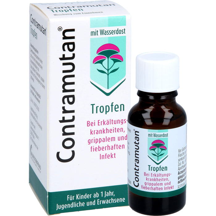 Contramutan Tropfen bei Erkältungskrankheiten, 20 ml Mixture