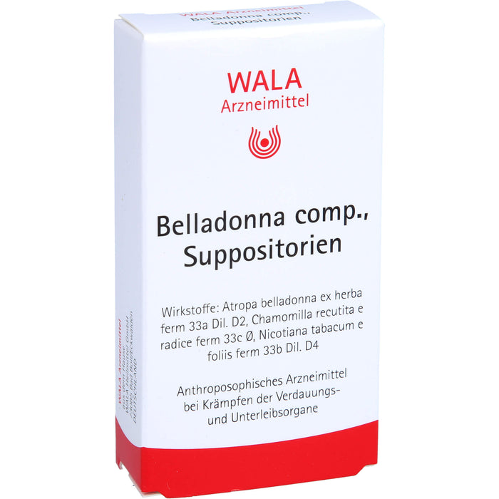 Belladonna comp. Wala Suppositorien, 10 pcs. Suppositories