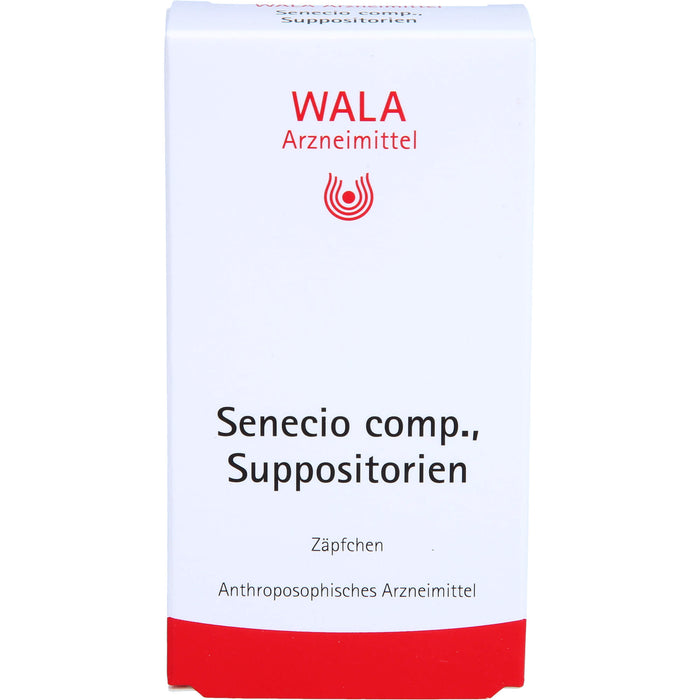 WALA Senecio comp. Zäpfchen, 10 St. Zäpfchen