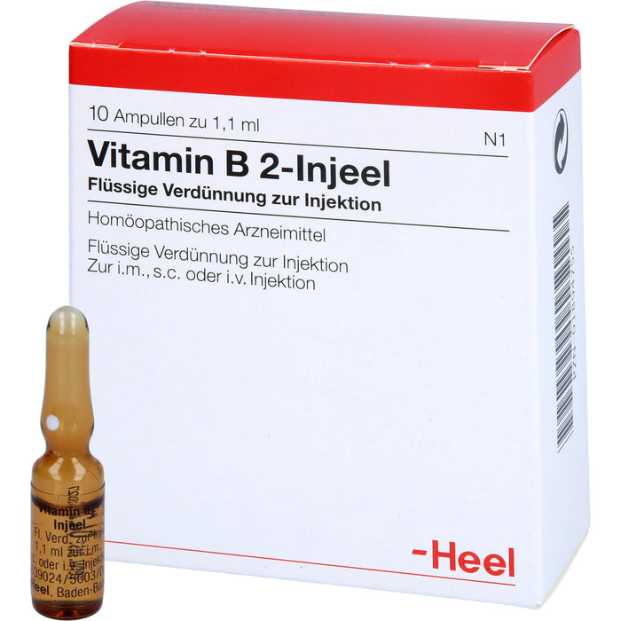 Vitamin B 2 Injeel Amp., 10 pc Ampoules