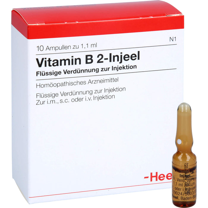 Vitamin B 2 Injeel Amp., 10 pc Ampoules