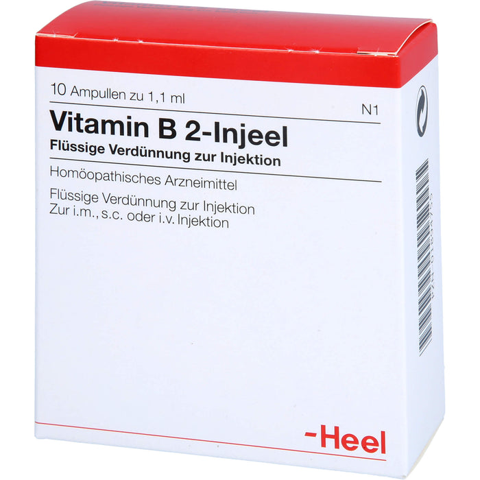 Vitamin B 2 Injeel Amp., 10 pc Ampoules
