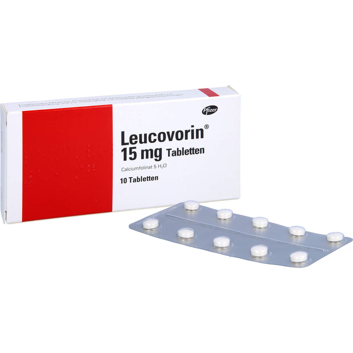 Leucovorin 15 mg Tabletten, 10 pc Tablettes