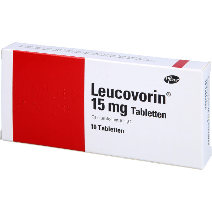 Leucovorin 15 mg Tabletten, 10 pcs. Tablets
